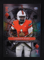 Cam Ward 2024 Wild Card 5 Card Draw Stacked Deck King Of Spades #SDPS-CWN RC #1/1 at PristineAuction.com