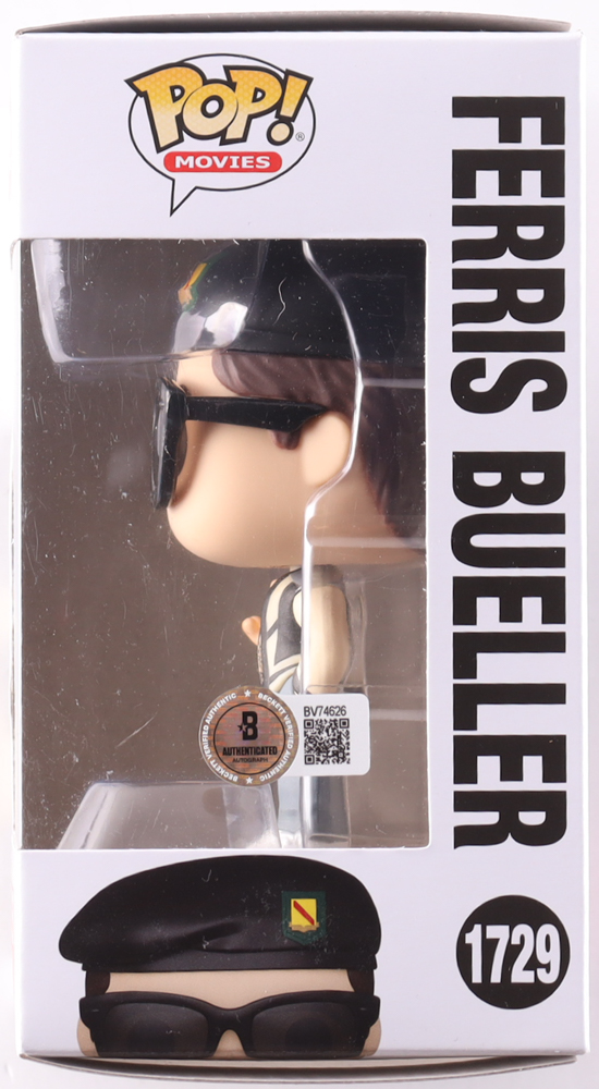 Matthew Broderick Signed "Ferris Bueller's Day Off" #1729 Ferris Bueller Funko Pop! Vinyl Figure (Beckett) at PristineAuction.com Matthew Broderick Signed "Ferris Bueller's Day Off" #1729 Ferris Bueller Funko Pop! Vinyl Figure (Beckett) at PristineAuction.com