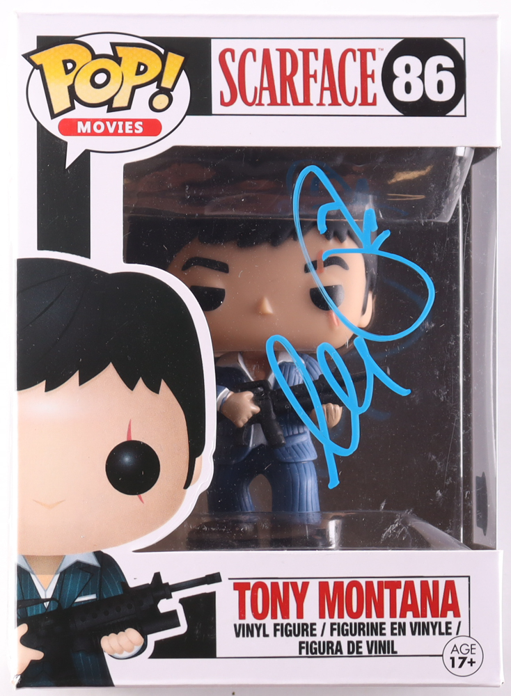 Al Pacino Signed "Scarface" #86 Tony Montana Funko Pop! Vinyl Figure (Beckett) at PristineAuction.com Al Pacino Signed "Scarface" #86 Tony Montana Funko Pop! Vinyl Figure (Beckett) at PristineAuction.com