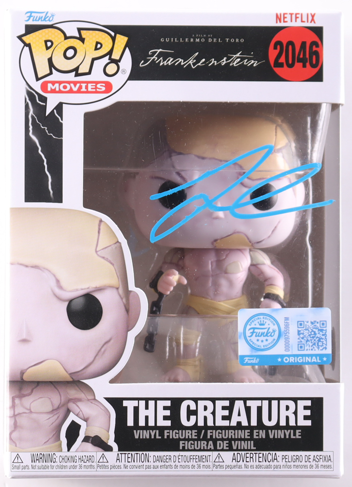 Jacob Elordi Signed "Frankenstein" #2046 The Creature Funko Pop! Vinyl Figure (Beckett) at PristineAuction.com Jacob Elordi Signed "Frankenstein" #2046 The Creature Funko Pop! Vinyl Figure (Beckett) at PristineAuction.com