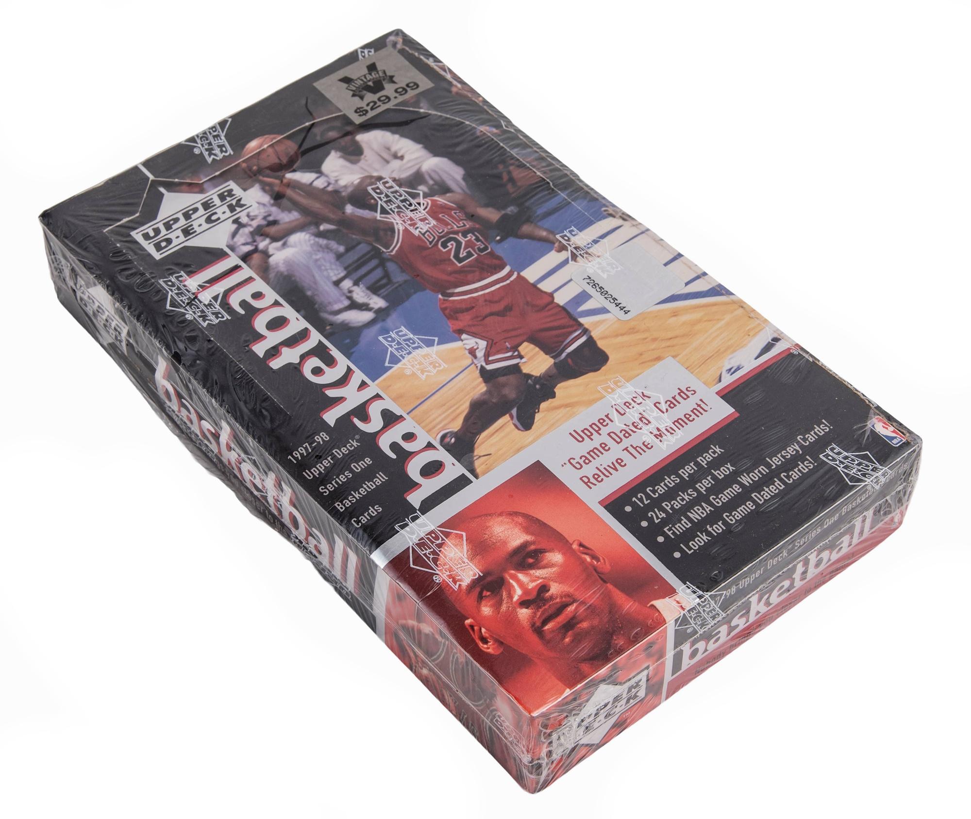 1997-98 Upper Deck Series One Basketball Hobby Box with (24) Packs at PristineAuction.com 1997-98 Upper Deck Series One Basketball Hobby Box with (24) Packs at PristineAuction.com