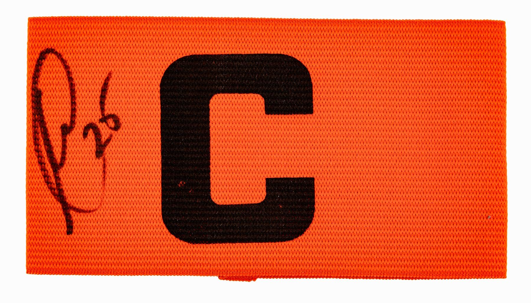 Thomas Muller Signed Orange Armband (Beckett) at PristineAuction.com Thomas Muller Signed Orange Armband (Beckett) at PristineAuction.com