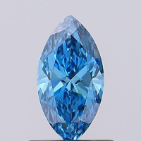 .65 Carats Lab Grown FANCY VIVID BLUE Diamond Loose VS1 | (IGI Cert) at PristineAuction.com