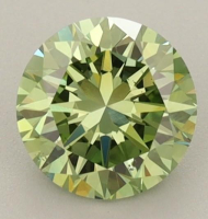 .67 Carats Lab Grown FANCY VIVID GREEN Diamond Loose SI1 | (IGI Cert) at PristineAuction.com