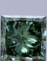 1.70 Carats Lab Grown FANCY VIVID GREEN Diamond Loose VS1 | $3,500 Estimated Retail Value (UGL & IGI Certs) | Princess Cut at PristineAuction.com