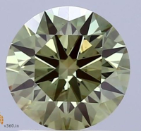 1.30 Carats Lab Grown FANCY VIVID GREEN Diamond Loose VS2 | $3,200 Estimated Retail Value (UGL & IGI Certs) | Round Cut at PristineAuction.com