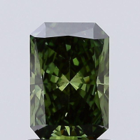 1.01 Carats Lab Grown FANCY DEEP GREEN Diamond Loose SI2 | $2,200 Estimated Retail Value (UGL & IGI Certs) | Radiant Cut at PristineAuction.com