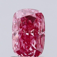1.01 Carats Lab Grown FANCY VIVID PINK Diamond Loose SI1 | $2,200 Estimated Retail Value (UGL & IGI Certs) | Cushion Cut at PristineAuction.com