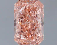 1.00 Carats Lab Grown FANCY VIVID PINK Diamond Loose VS2 | $2,200 Estimated Retail Value (UGL & IGI Certs) | Radiant Cut at PristineAuction.com