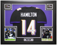 Kyle Hamilton Signed Custom Framed Jersey Display (Beckett) at PristineAuction.com