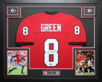 A. J. Green Signed Custom Framed Jersey Display (Beckett) at PristineAuction.com