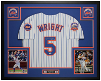 David Wright Signed Custom Framed Jersey Display (JSA) at PristineAuction.com