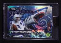 Peyton Manning 2025 Wild Card Alumination Pro Look Megalodon Dino-Might Color Match #DMPMEGT-PM08 #1/1 at PristineAuction.com