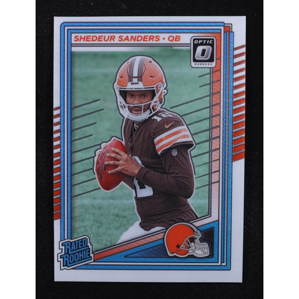 Shedeur Sanders 2025 Panini Donruss Optic Rated Rookie #203 RC at PristineAuction.com