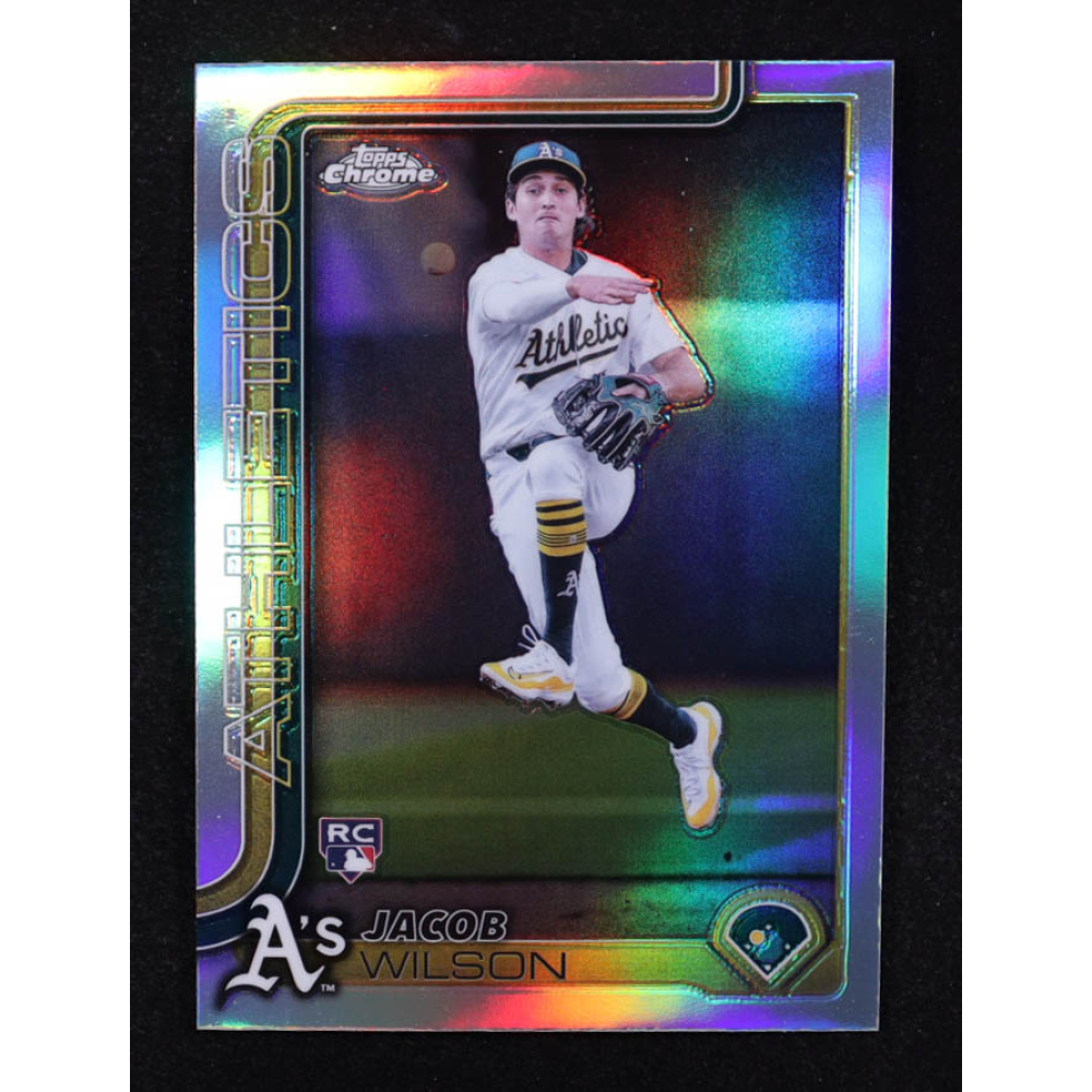 Jacob Wilson 2025 Topps Chrome #96 RC at PristineAuction.com