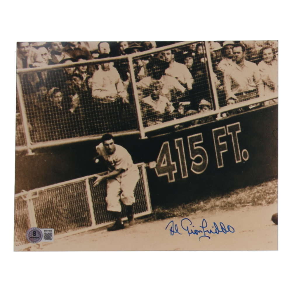 Al Gionfriddo Signed Dodgers 8x10 Photo (Beckett) at PristineAuction.com