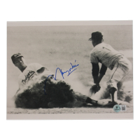 Maury Wills Signed Dodgers 8x10 Photo (Beckett) at PristineAuction.com