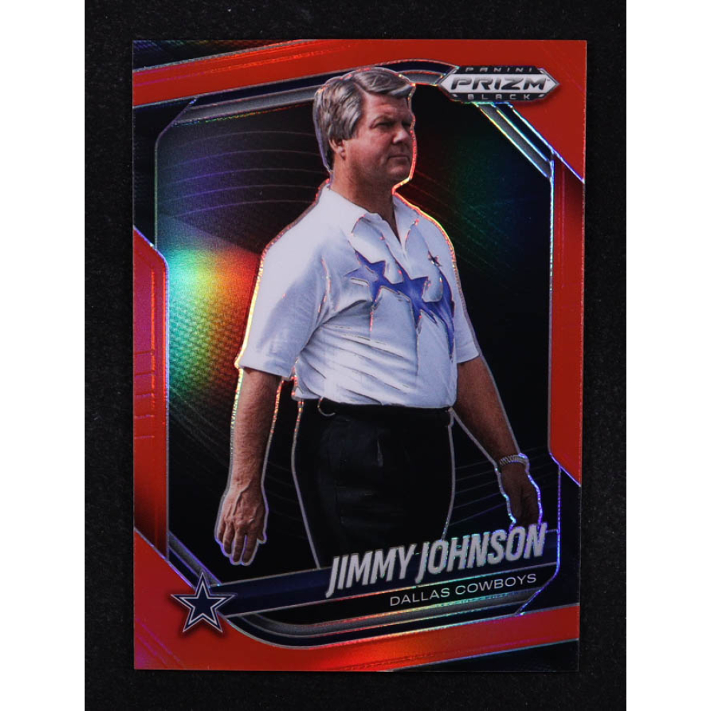 Jimmy Johnson 2025 Panini Prizm Black Red #41 #283/299 at PristineAuction.com