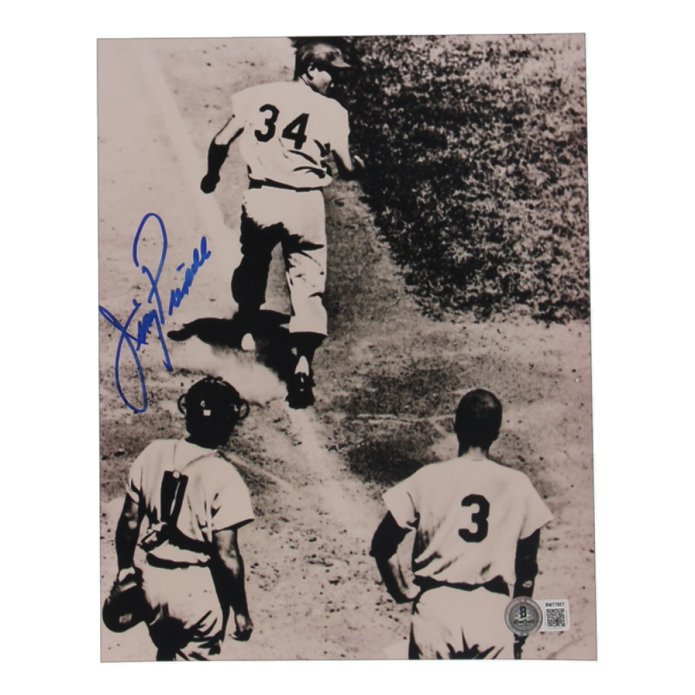 Jimmy Piersall Signed Indians 8x10 Photo (Beckett) at PristineAuction.com