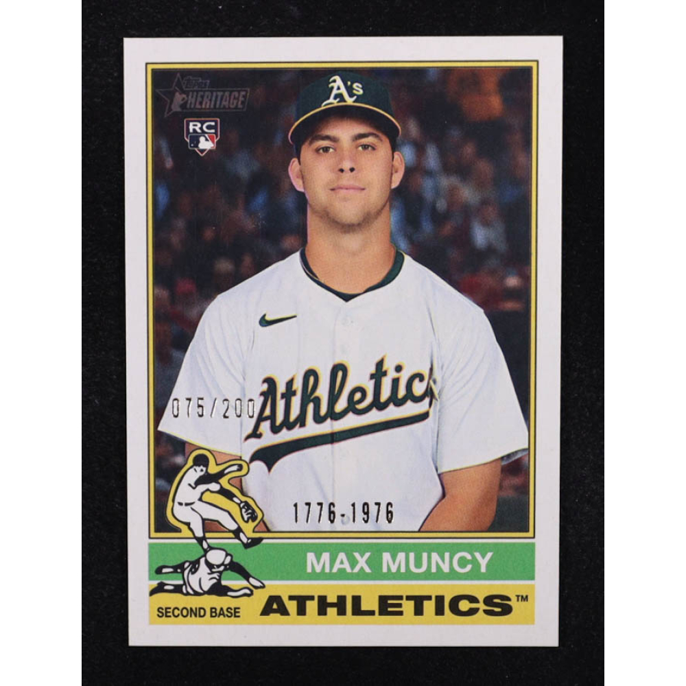 Max Muncy 2025 Heritage Bicentennial #525 RC #075/200 at PristineAuction.com