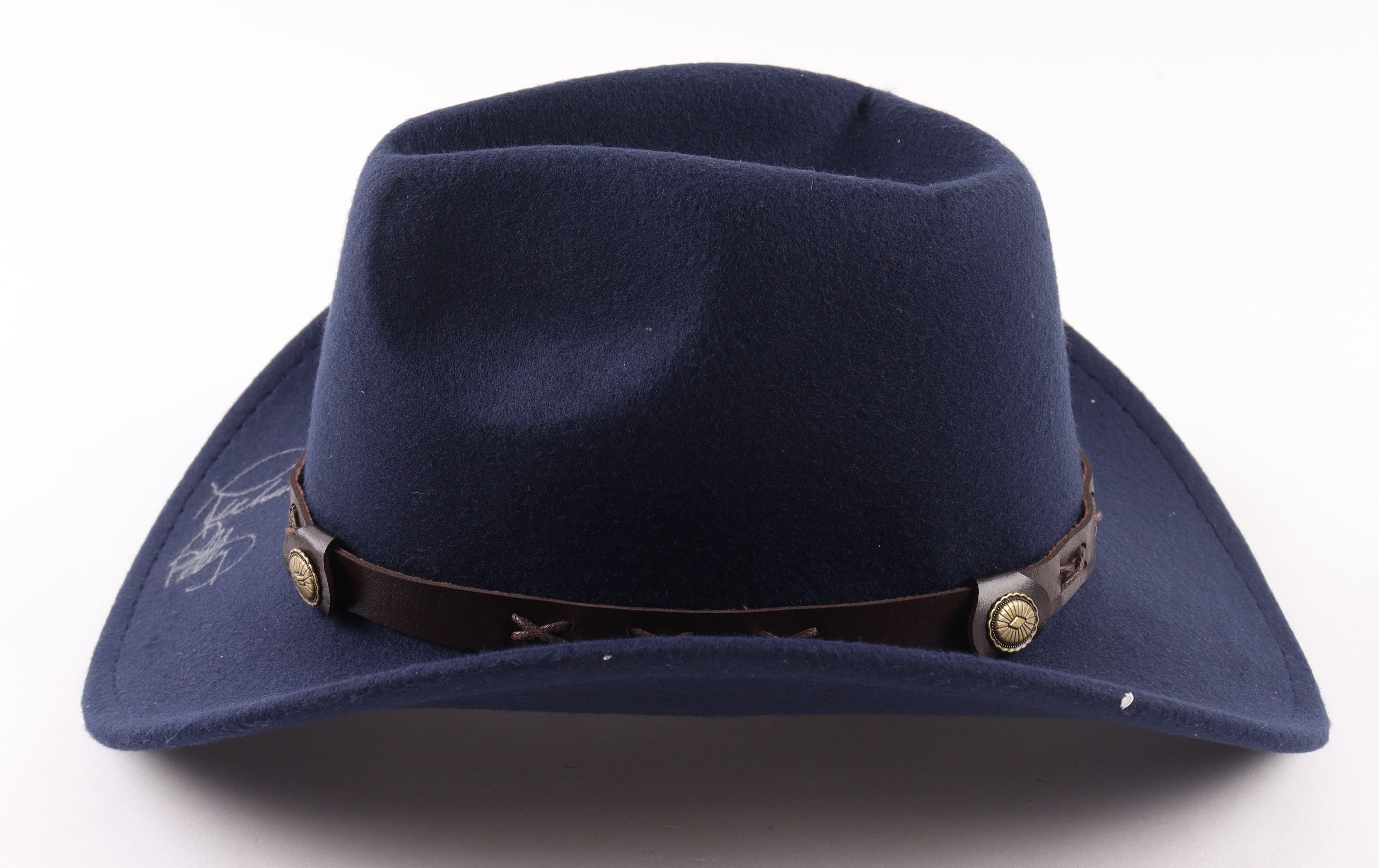 Richard Petty Signed Cowboy Hat (Beckett) at PristineAuction.com Richard Petty Signed Cowboy Hat (Beckett) at PristineAuction.com