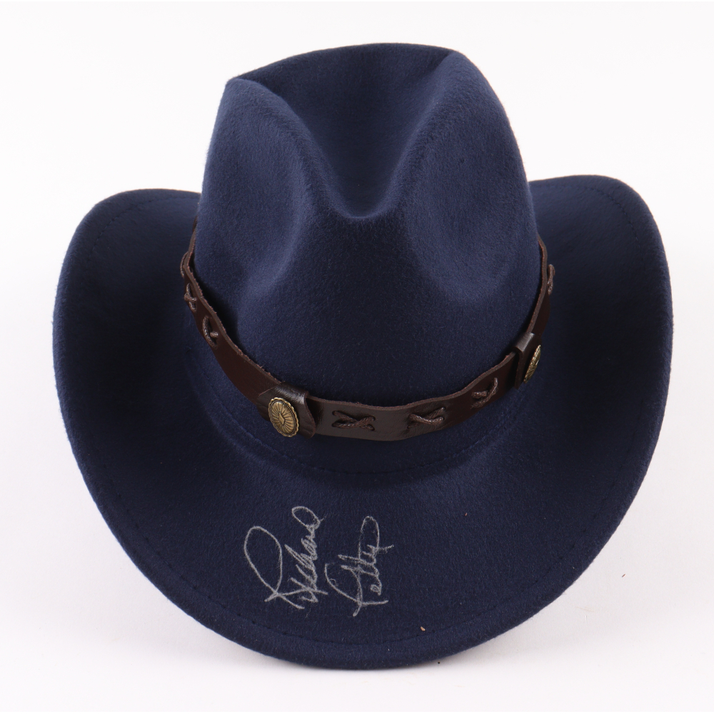Richard Petty Signed Cowboy Hat (Beckett) at PristineAuction.com