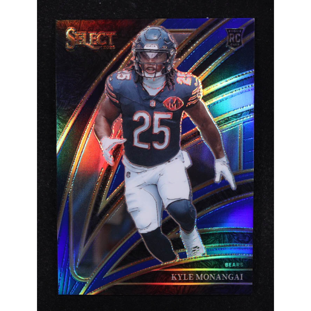 Kyle Monangai 2025 Panini Select Club Level Blue Prizm #274 RC #38/99 at PristineAuction.com