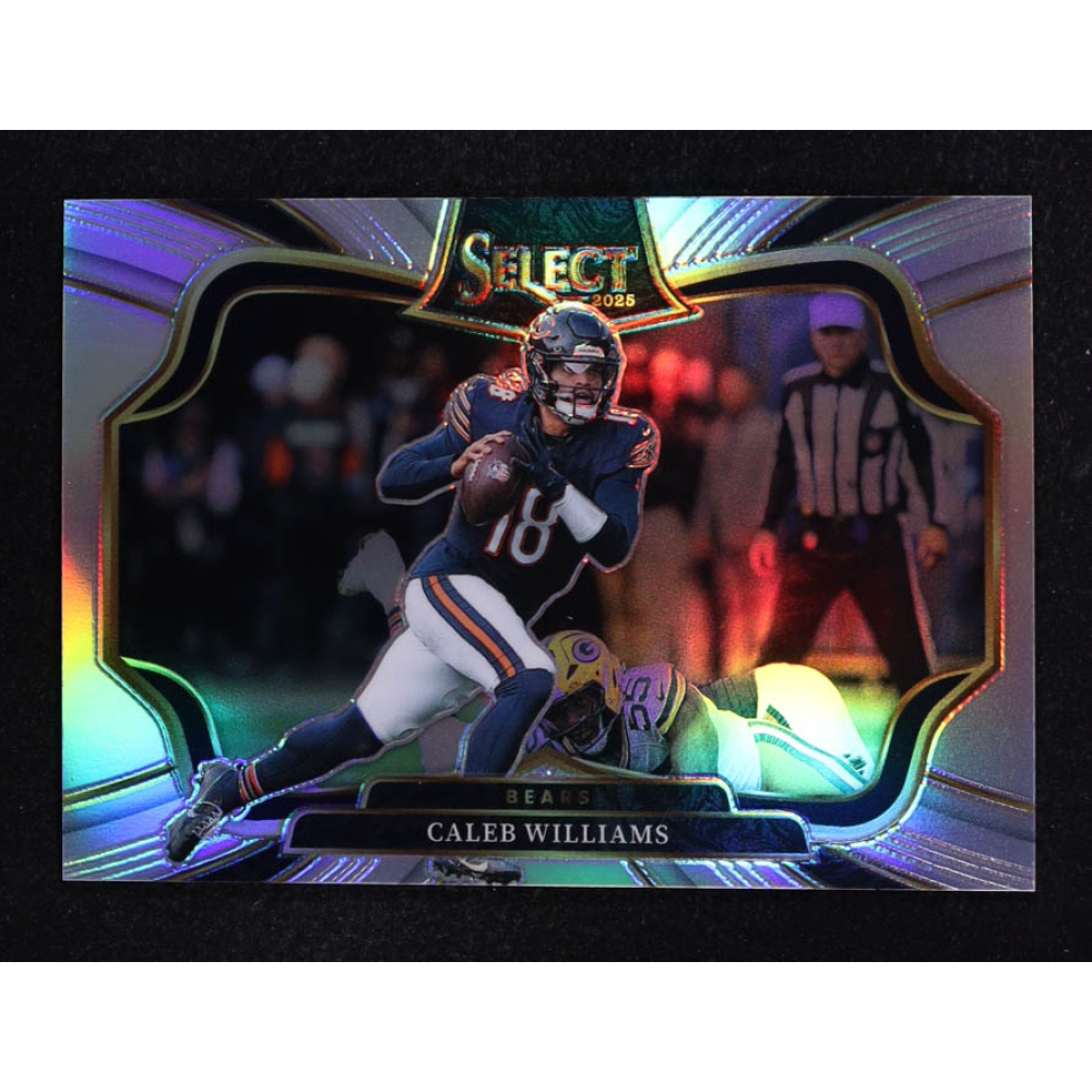 Caleb Williams 2025 Panini Select Field Level Prizm Silver #473 at PristineAuction.com