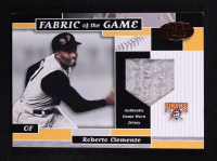 Roberto Clemente 2002 Leaf Certified Fabric of the Game #FG41 #2/2 at PristineAuction.com