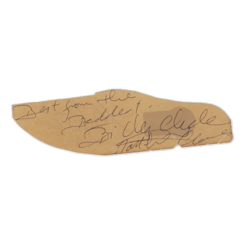 Matthew Cowles Signed Cut With Inscription (Beckett) at PristineAuction.com