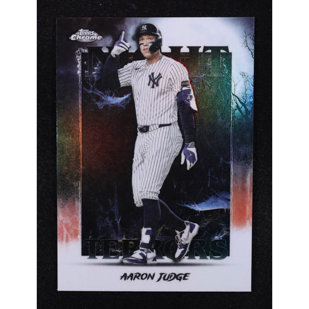 Aaron Judge 2025 Topps Chrome Update Night Terrors #NT-1 at PristineAuction.com