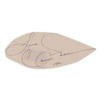 Connie Stevens Signed Cut Inscribed "1991" (Beckett) at PristineAuction.com