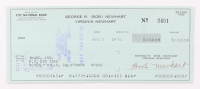 Bob Newhart Signed Original Personal Bank Check (Autograph Reference) at PristineAuction.com