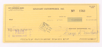 Bob Newhart Signed Original Personal Bank Check (Autograph Reference) at PristineAuction.com