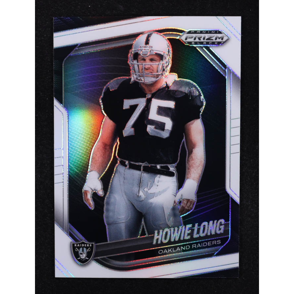 Howie Long 2025 Panini Prizm Black White #110 #134/175 at PristineAuction.com