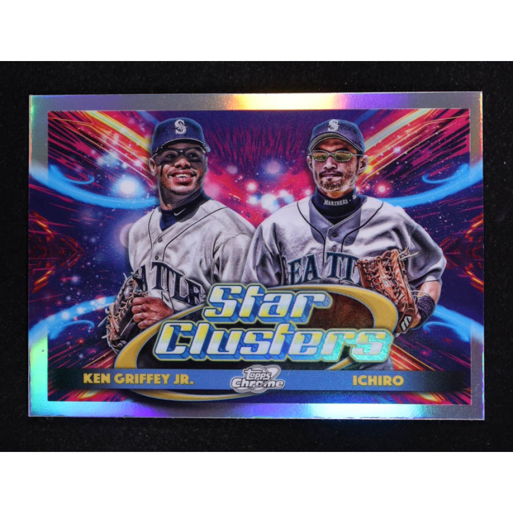 Ken Griffey Jr. / Ichiro 2025 Topps Chrome Star Clusters #DSC-2 at PristineAuction.com