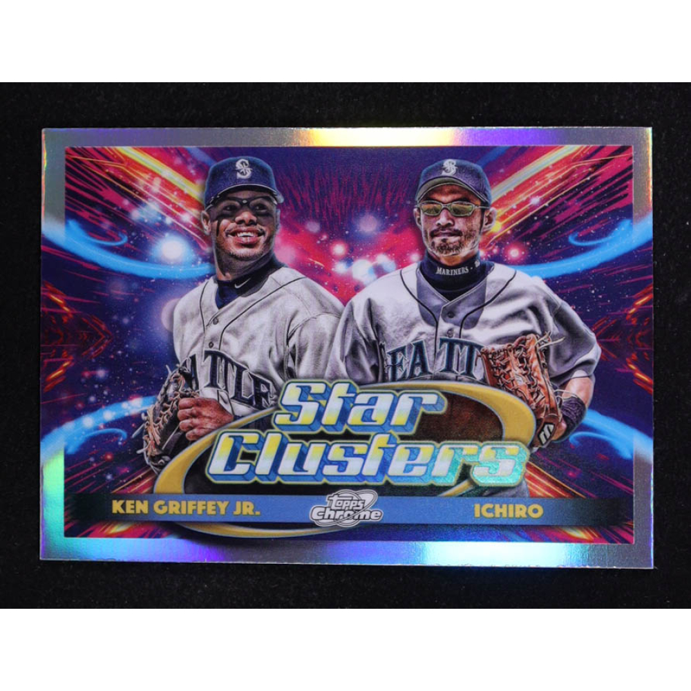 Ken Griffey Jr. / Ichiro 2025 Topps Chrome Star Clusters #DSC-2 at PristineAuction.com