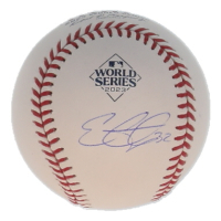 Evan Carter Signed 2023 World Series Baseball (Beckett) at PristineAuction.com