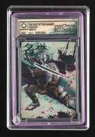 The Mandalorian - "The Way of the Mando" | Gridiron - 2025 The Case Hitmen 1/1 Custom Art Card with Display Case at PristineAuction.com