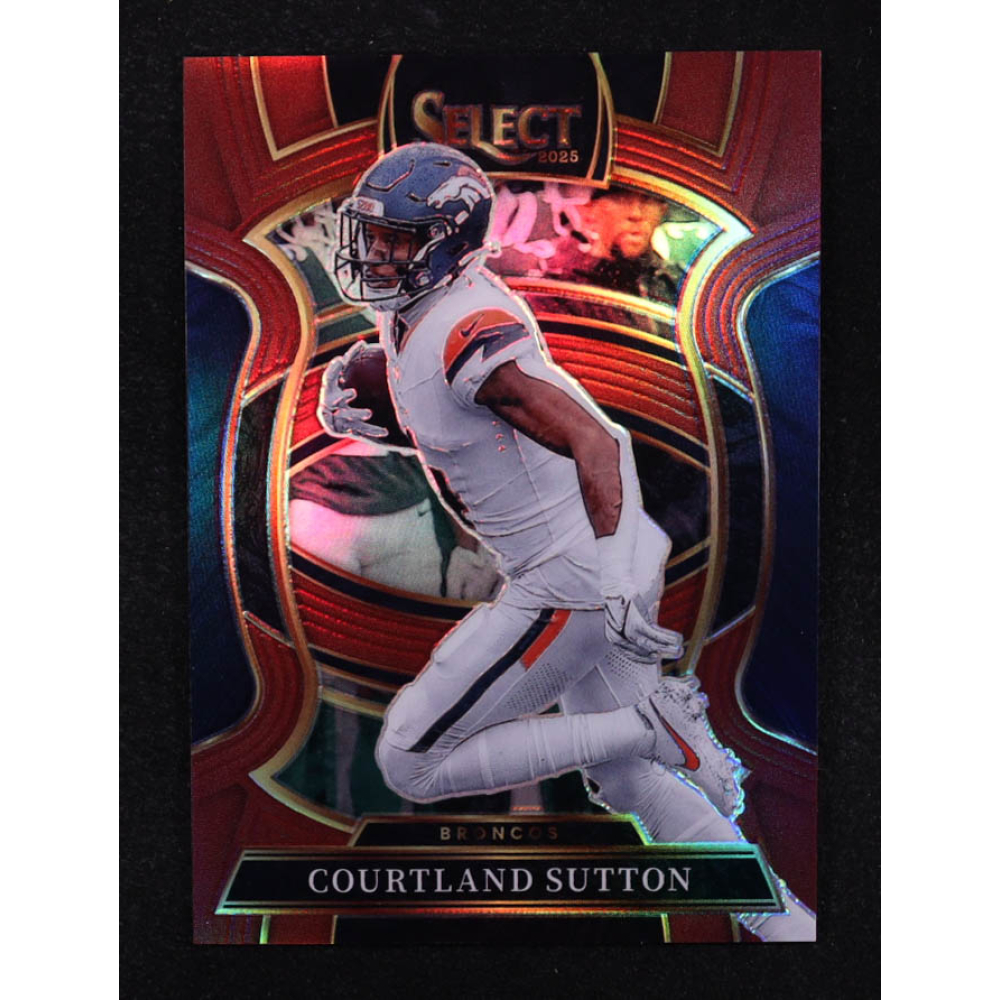 Courtland Sutton 2025 Panini Select Concourse Maroon Prizm #11 #147/149 at PristineAuction.com