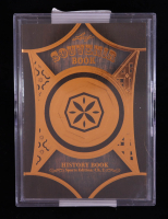 Kobe Bryant 2025 Leaf History Book Sports Edition Chapter 2 Souvenir Book Bronze Foil Game-Used Jsy #SB-5 #18/25 at PristineAuction.com
