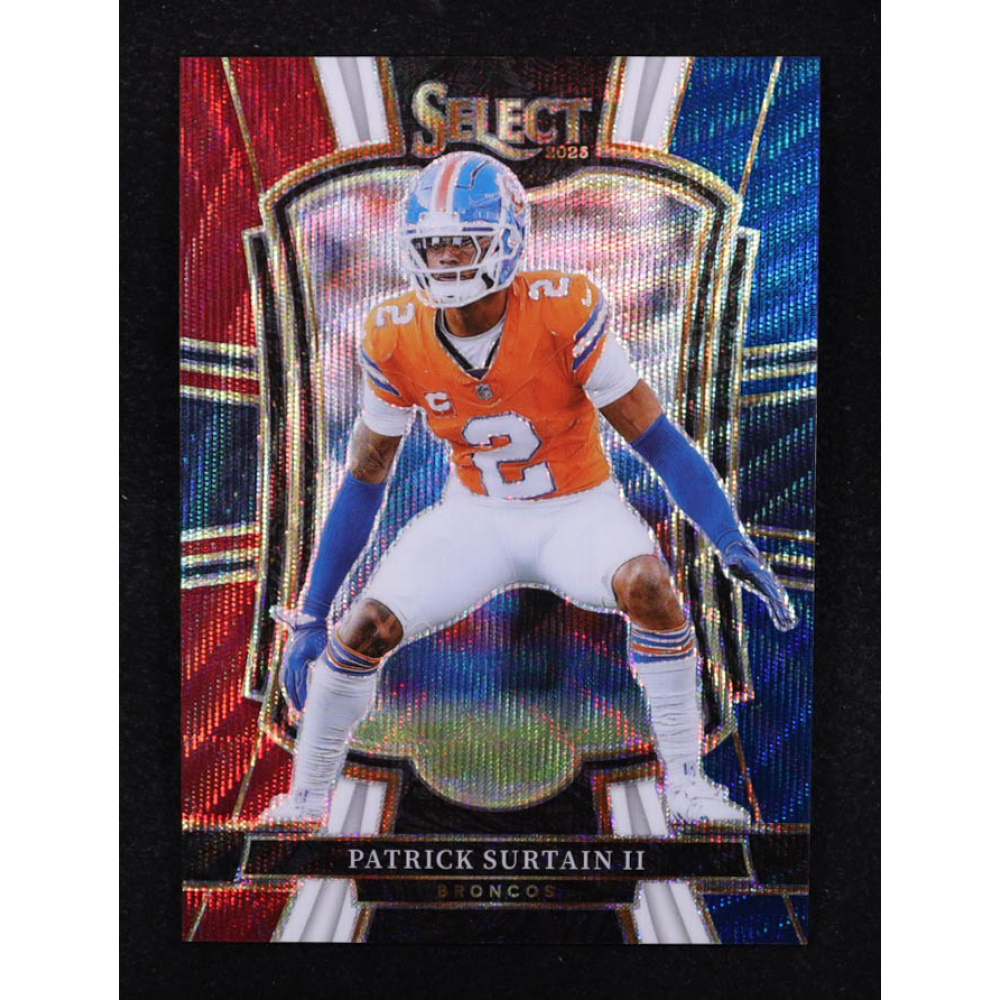 Patrick Surtain II 2025 Panini Select Premier Level Prizm Tri Color #111 #292/299 at PristineAuction.com