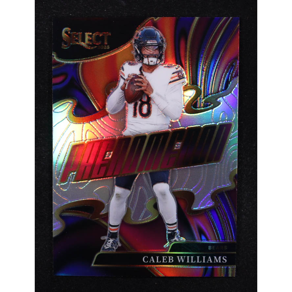 Caleb Williams 2025 Panini Select Phenomenon #4 at PristineAuction.com