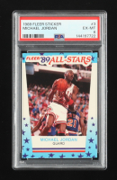 Michael Jordan 1989-90 Fleer Stickers #3 (PSA 6) at PristineAuction.com