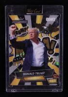 Donald Trump 2024 Wild Card Alumination Comix MAGA! Gray, Black, and Yellow #ACGM-DT1 #1/1 at PristineAuction.com