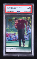 Tiger Woods 2001 Upper Deck #1 RC (PSA 9) at PristineAuction.com