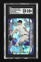 Spencer Strider 2021 Leaf Metal Draft Purple Crystal Autograph #BASS2 #8/10 RC (SGC 10 | Auto Grade SGC 10) at PristineAuction.com