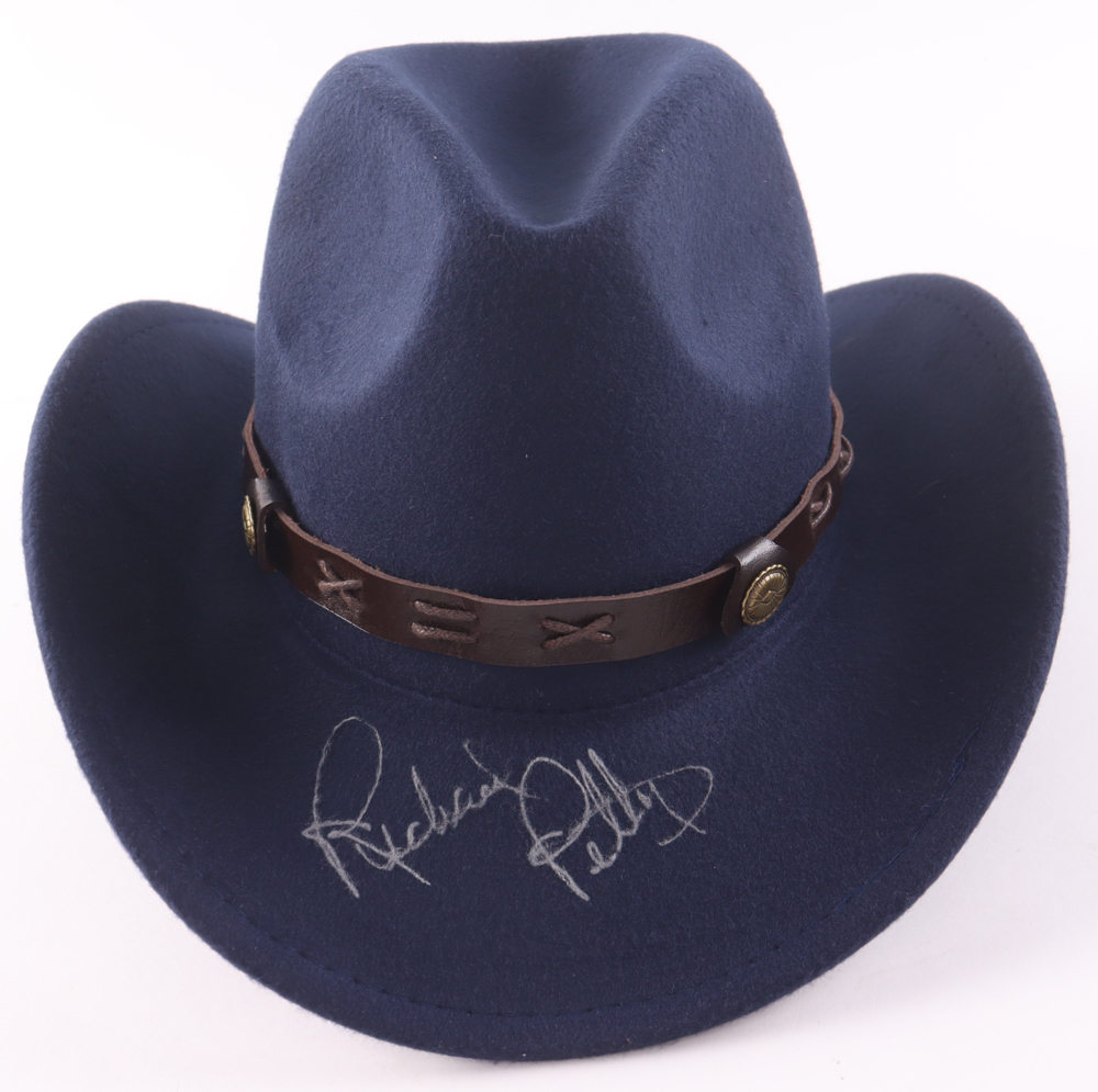 Richard Petty Signed Cowboy Hat (Beckett) at PristineAuction.com Richard Petty Signed Cowboy Hat (Beckett) at PristineAuction.com