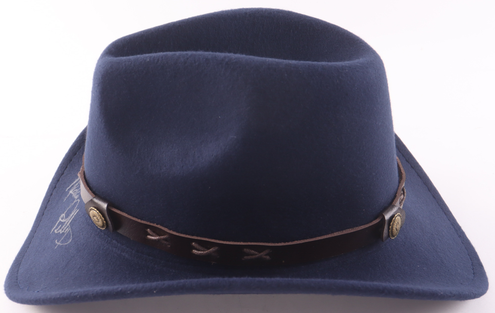 Richard Petty Signed Cowboy Hat (Beckett) at PristineAuction.com Richard Petty Signed Cowboy Hat (Beckett) at PristineAuction.com