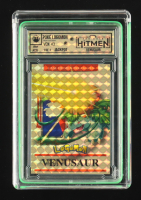 Venusaur - "Poke Logomon" | Jackpot - 2024 The Case Hitmen 1/1 Custom Art Card with Display Case at PristineAuction.com